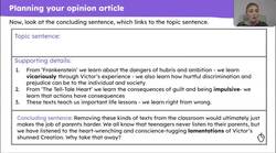 Writing an opinion article on Gothic literature Instructional Video