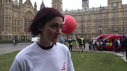 Lindsey oil refinery workers rally in Westminster News Clip