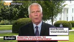 NEC's Jared Bernstein on OECD Tax Overhaul, Labor Market News Clip