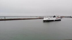 Ferries leaving Calais Port News Clip