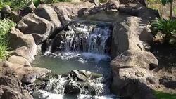 Waterfall in slow motion 180fps Stock Footage