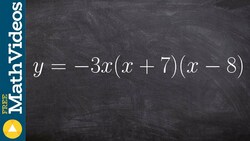End behavior of polynomials factored out Instructional Video