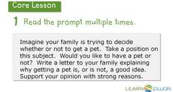 Understanding Writing Prompts and Identifying Writing Types Instructional Video