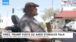 President Trump Visits Arizona Amid Stimulus Talks News Clip