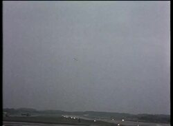 Supersonic jets at Farnborough Airshow, 1950s Stock Footage