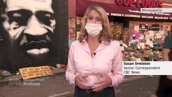 Minneapolis calmer overnight but officials still vigilant News Clip