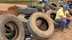 CLEAN : Pro-Bolsonaro truckers block Brasilia road after election loss News Clip