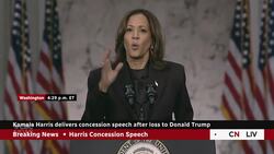 Kamala Harris concedes election but not fight that fuelled campaign News Clip
