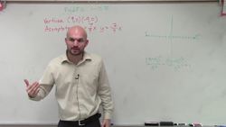 Given vertices and asymptotes, write the equation of the hyperbola Instructional Video