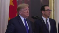 VOICED : Trump celebra el crucial acuerdo comercial entre EEUU y China News Clip
