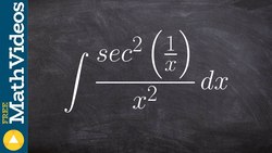 How to apply u substitution with secant Instructional Video