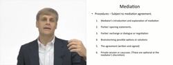 Mediation Process Instructional Video