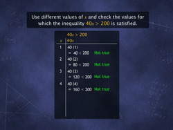 Solving Linear Inequalities in One Variable Instructional Video