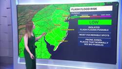Storms taper overnight, pleasant Monday with highs near 80 in New Jersey News Clip