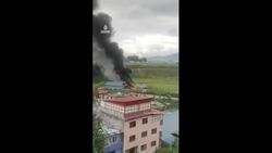 Plane crashes during take off in Nepal Instructional Video