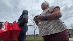 High demand for mobile food pantry services at Bridgeport school linked to federal budget cuts News Clip