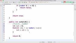 Learn Java from Scratch - A Beginner's Guide - Step 03 - Java For Loop - Exercise - Sum Up to N Numbers and Sum of Divisors Instructional Video