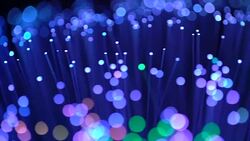 4k Fiber optics abstract with dolly shot Stock Footage