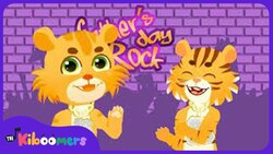 Father's Day Rock | The Kiboomers | Kids Songs | Father's Day Songs | Daddy | Nursery Rhymes Instructional Video