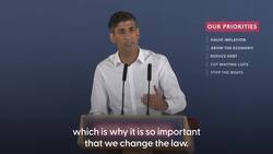 Prime Minister claims 'stop the boats' plan is working as he announces new barges for migrants News Clip