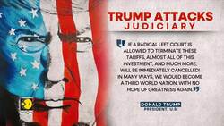 Trump warns that tariff revocation would make U.S. a third-world country News Clip