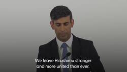 Sunak hails Zelensky’s presence at the G7 summit as ‘a moment of historical significance’ News Clip