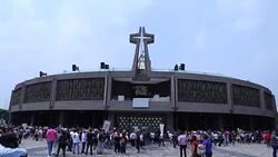 Basilica of Our Lady of Guadalupe Stock Footage