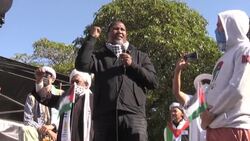 CLEAN : Around 2,000 march in Cape Town against Palestinian deaths News Clip
