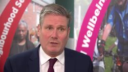 Keir Starmer visits wellbeing hub & interview News Clip