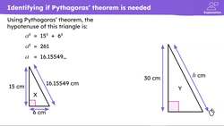 Problem solving with similarity and Pythagoras' theorem Instructional Video