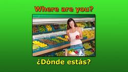 Intro Spanish Lesson: Location words to answer Where am I? Where are you? Instructional Video