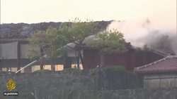 Historic Shuri Castle in Japan's Okinawa ravaged by fire News Clip