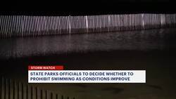 VIDEO: Parts of Jones Beach go underwater from Hurricane Erin News Clip