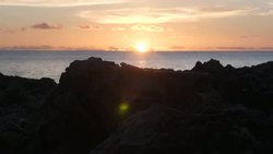 Sunset at sea off Aldabra atoll News Clip