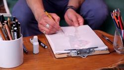 How to Trace a Photograph for a Fashion Sketch Instructional Video