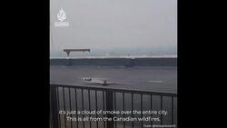 Health alerts in US and Canada as wildfire smoke covers cities News Clip