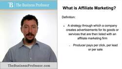 Affiliate Marketing Instructional Video