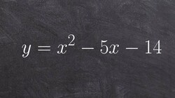 Solve by factoring when a=1 Instructional Video