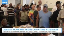 Census Bureau Workers Begin Counting Homeless News Clip