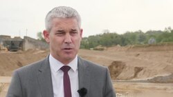 Brexit Secretary Stephen Barclay comments on No Deal Brexit during visit to Quinn Cement... News Clip
