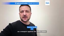 Zelenskyy congratulates Baltic countries as they disconnect from Soviet-era power grid News Clip