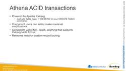 AWS Certified Data Analytics Specialty 2021 – Hands-On - Athena ACID Transactions Instructional Video
