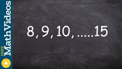 Learn how to write the rule of an arithmetic sequence given a sequence Instructional Video