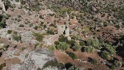 Ruins of Ancient City Heracleia, Bafa Lake Stock Footage
