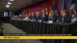 Premiers meet with Trudeau in Ottawa to plan response to Trump's tariff threat News Clip