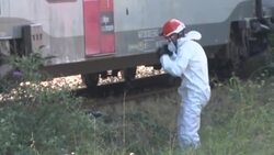 CLEAN : Three people die after being hit by a train in southwestern France News Clip