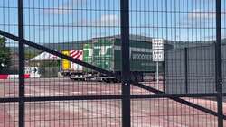 Stock footage of Belfast border checking site News Clip