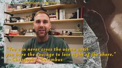 Cross the Ocean quote with Christopher Columbus Instructional Video