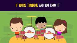 If You're Thankful and You Know It Song for Kids | Thanksgiving Songs for Children | The Kiboomers Instructional Video