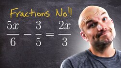 Don't get stuck with the fractions (boo!) Instructional Video